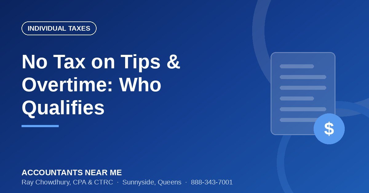 No Tax on Tips and Overtime: Who Qualifies and How Much You Can Deduct